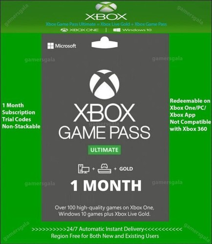 Xbox game pass ultimate 1 - game,