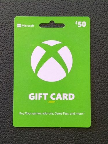 Xbox live gift card - live, 50