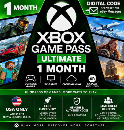 Xbox game pass ultimate - xbox, 1